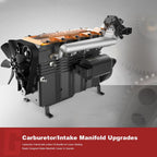 DIY OHC L4 Engine 14CC Gasoline Water-cooled Engine Model Kit FS-L400BGC - DIY Engine Model by Extoril