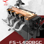 DIY OHC L4 Engine 14CC Gasoline Water-cooled Engine Model Kit FS-L400BGC - DIY Engine Model by Extoril