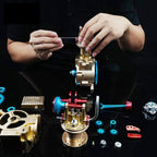 DIY Single-cylinder Car Engine Assembly Kit Build Kit Gift Toy for Collection - DIY Engine Model by Extoril
