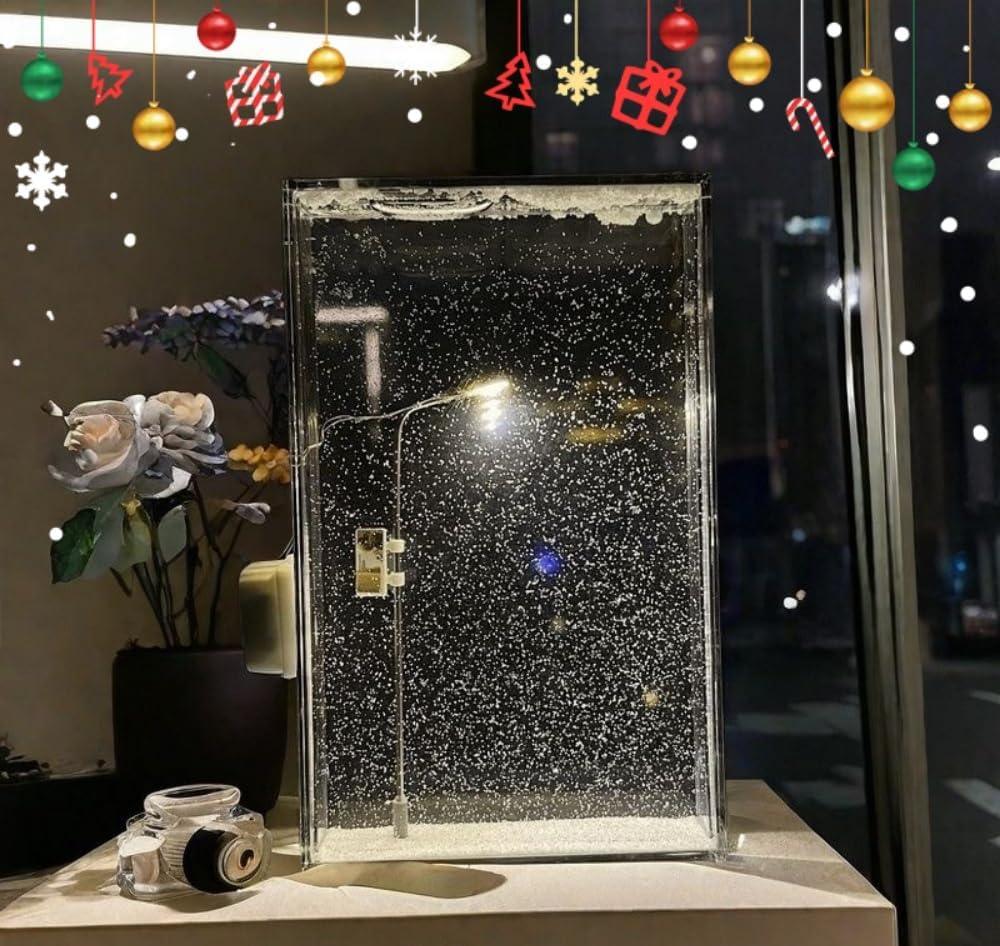Enchanting DIY Street Light Snow Simulation - home decor by Extoril