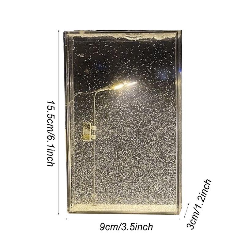 Enchanting DIY Street Light Snow Simulation - home decor by Extoril