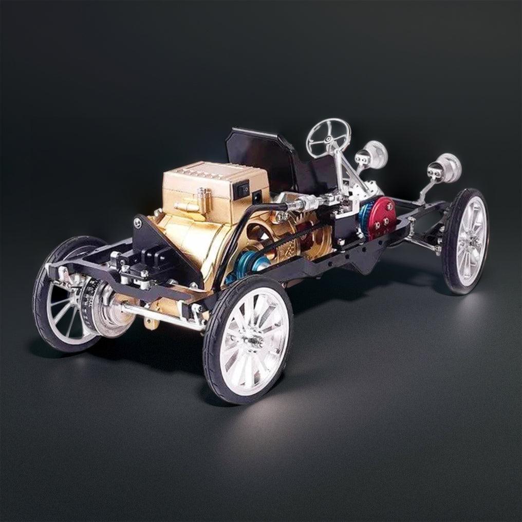 Teching Car Engine Assembly Kit Single Cylinder Car Building Kit Toy Gift for Adult - DIY Engine Model by Extoril