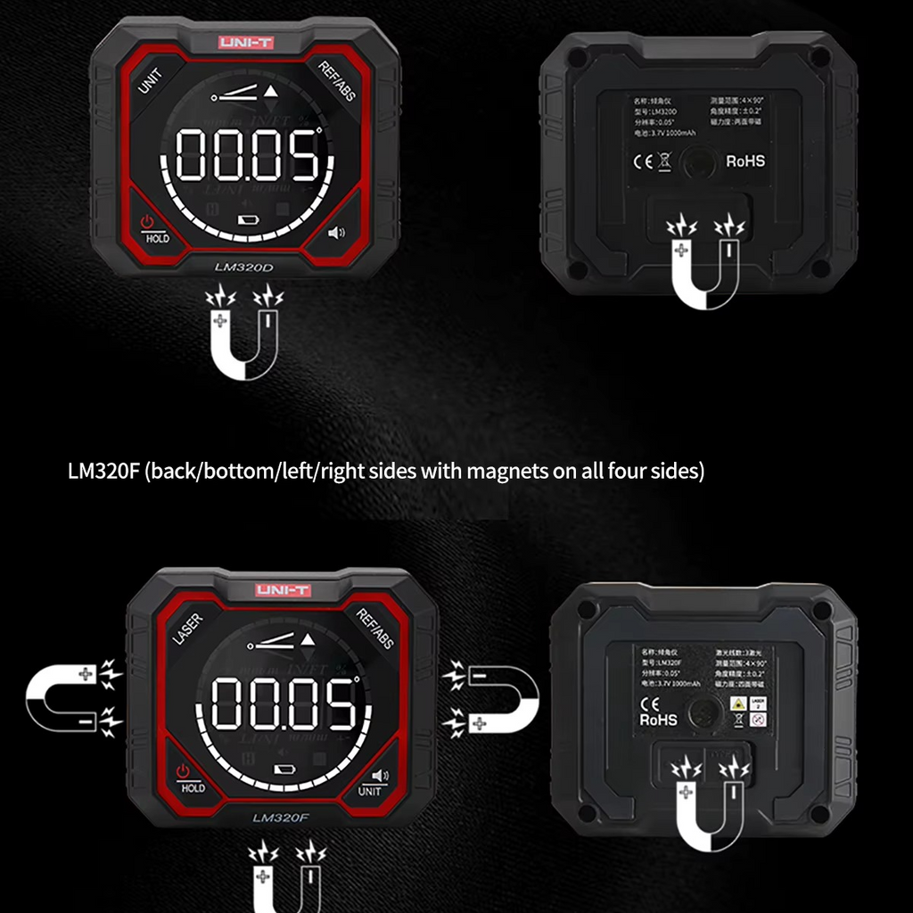 UNI-T Digital Inclinometer Magnetic Angle Finder - Gadget by Extoril