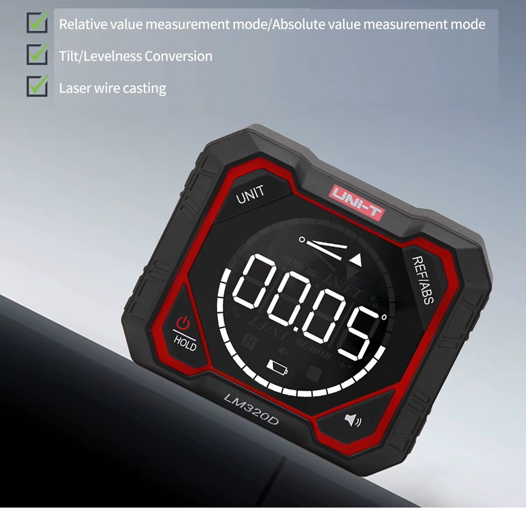 UNI-T Digital Inclinometer Magnetic Angle Finder - Gadget by Extoril