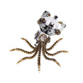DIY 3D Metal Steampunk Galaxy Mechanical Octopus - 3d metal puzzle by Extoril