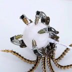 DIY 3D Metal Steampunk Galaxy Mechanical Octopus - 3d metal puzzle by Extoril