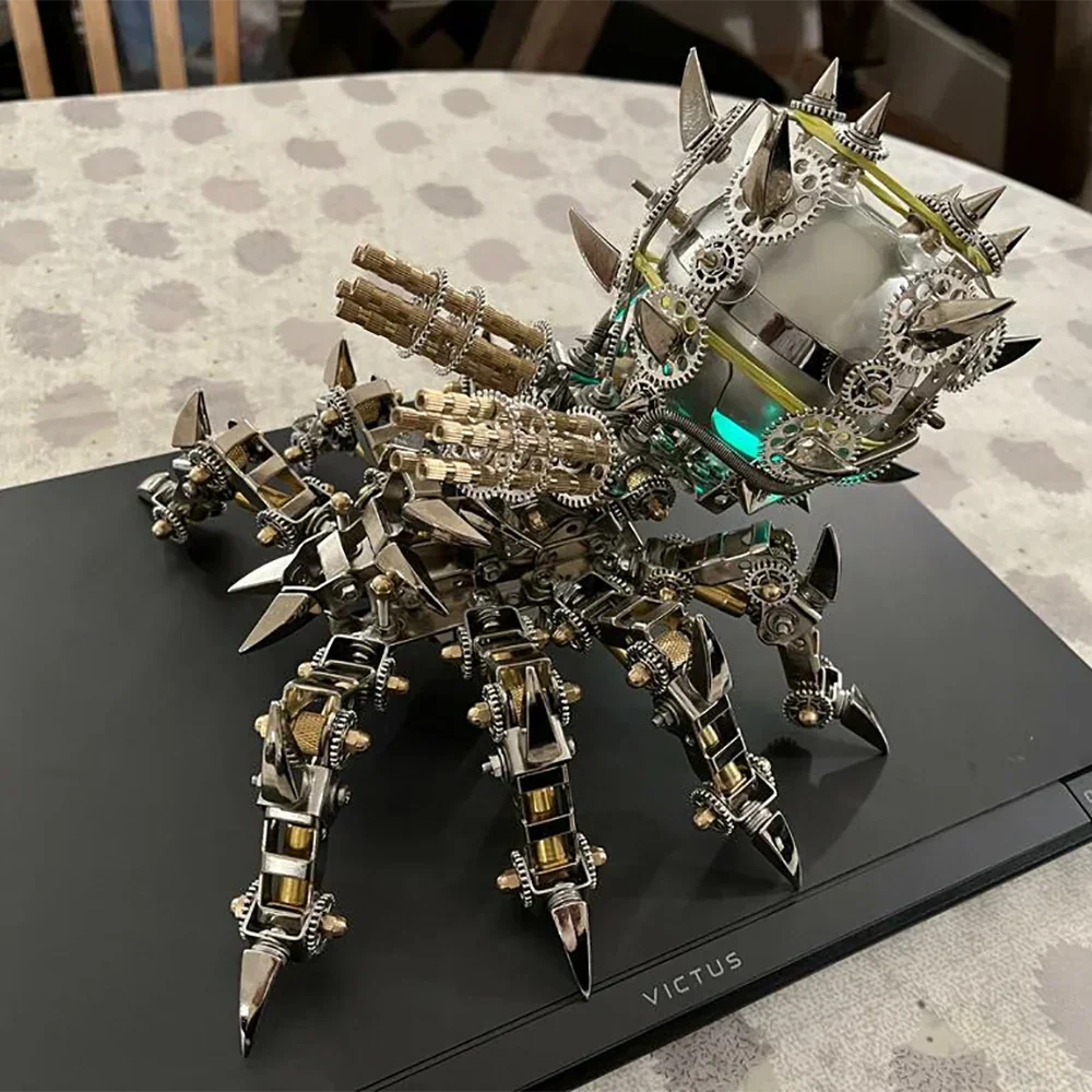 DIY 3D Metal Tarantula with Black Speaker Puzzle Model Kit 1000+PCS - 3d metal puzzle by Extoril