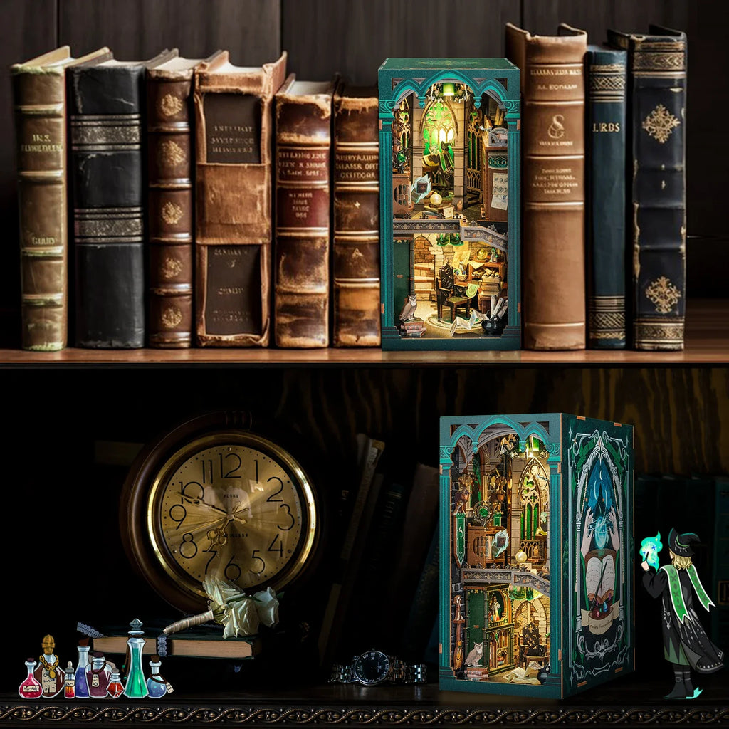 Diy Book Nook Shelf - Darkness Common Room - DIY Booknooks by Extoril