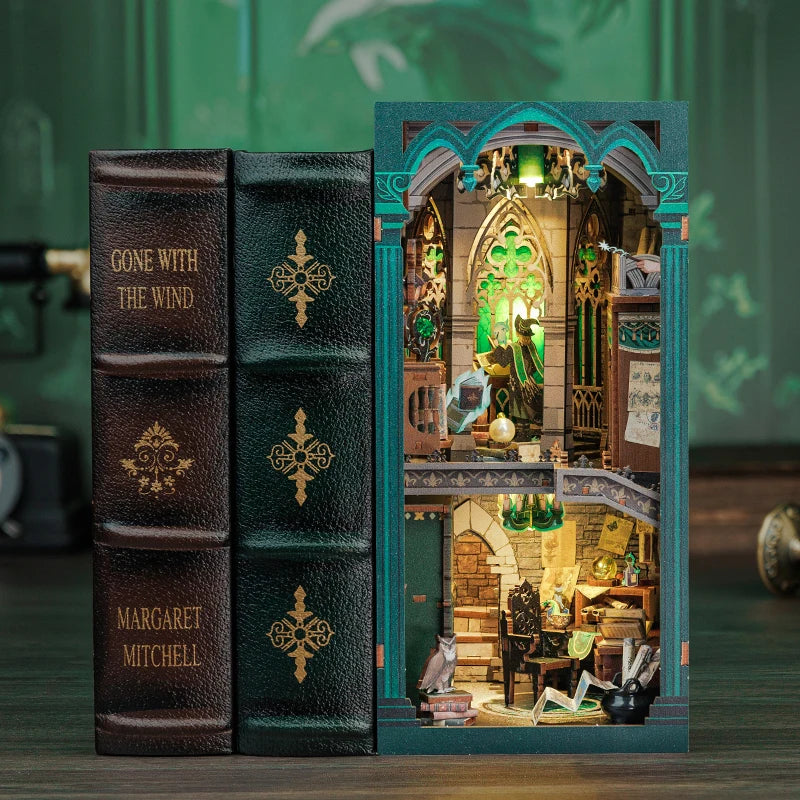 Diy Book Nook Shelf - Darkness Common Room - DIY Booknooks by Extoril