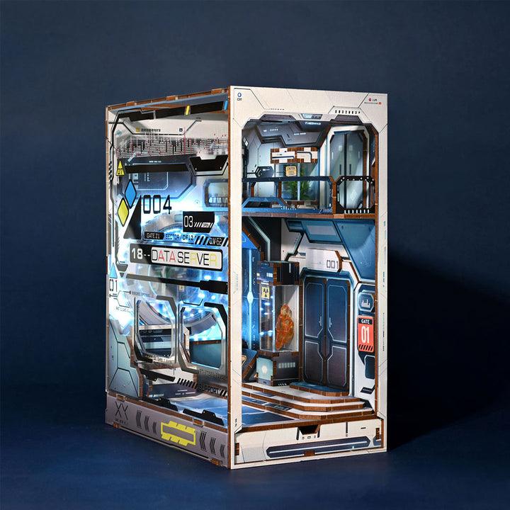 Diy Book Nook Shelf - Alien Hub Sci-Fi - DIY Booknooks by Extoril