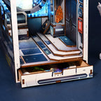 Diy Book Nook Shelf - Alien Hub Sci-Fi - DIY Booknooks by Extoril