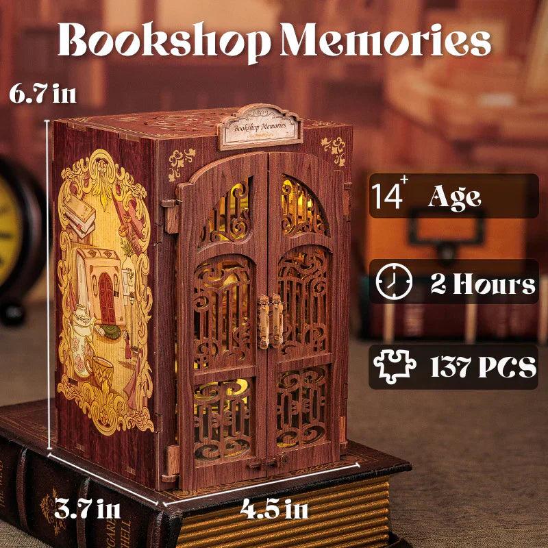 Diy Book Nook Shelf - Bookshop Memories - DIY Booknooks by Extoril
