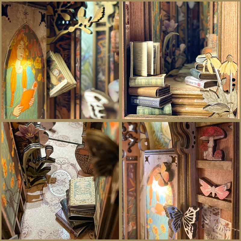 Diy Book Nook Shelf - Butterfly of the Unknow Lands - DIY Booknooks by Extoril