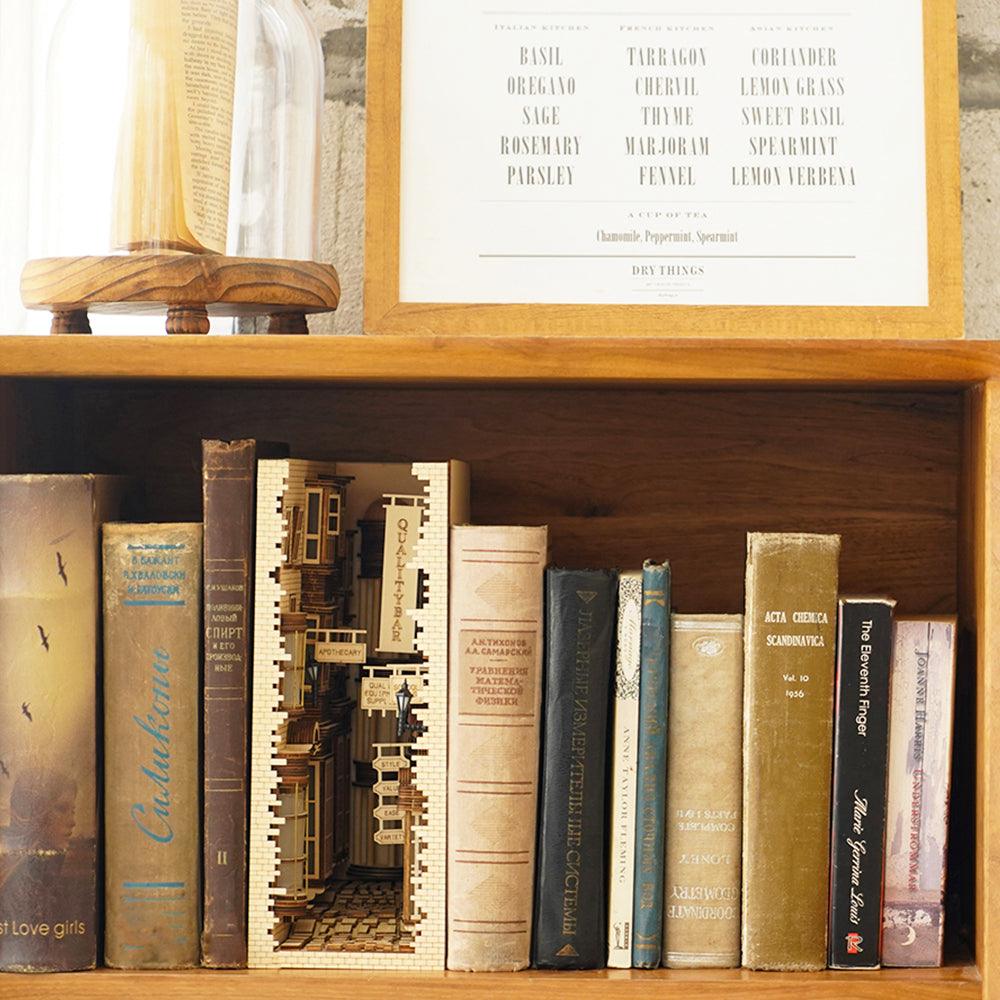 Diy Book Nook Shelf - Ancient Street - DIY Booknooks by Extoril