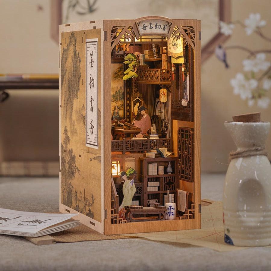 Diy Book Nook Shelf - Rhyme Bookstore - DIY Booknooks by Extoril