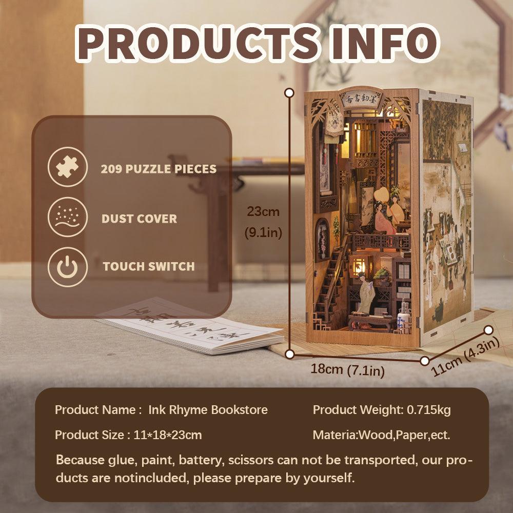 Diy Book Nook Shelf - Rhyme Bookstore - DIY Booknooks by Extoril