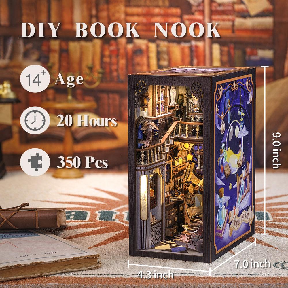 Diy Book Nook Shelf - The Nebula Rest Room - DIY Booknooks by Extoril