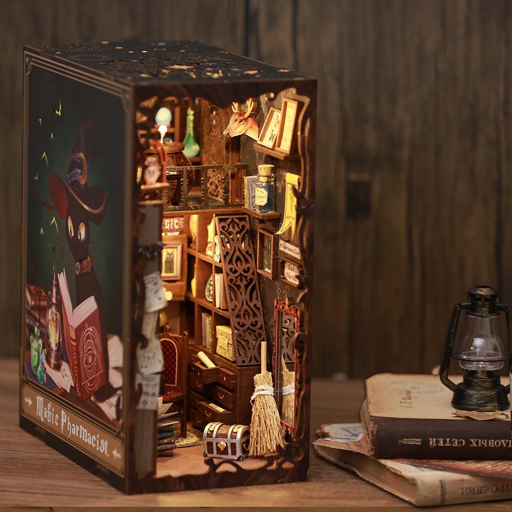 Diy Book Nook Shelf - Magic Pharmacist - DIY Booknooks by Extoril