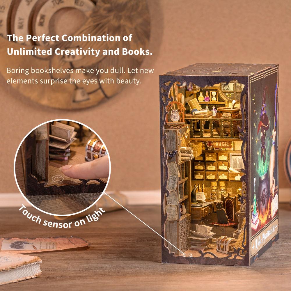 Diy Book Nook Shelf - Magic Pharmacist - DIY Booknooks by Extoril