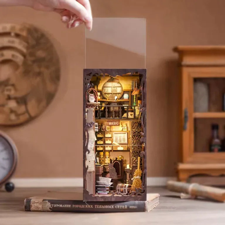 Diy Book Nook Shelf - Magic Pharmacist - DIY Booknooks by Extoril