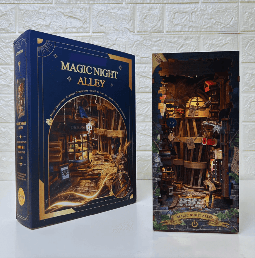Diy Book Nook Shelf - Magic 3D Bookends Collection - DIY Booknooks by Extoril