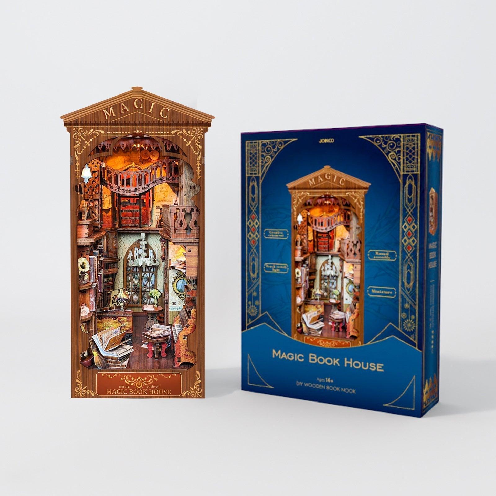 Diy Book Nook Shelf - Magic 3D Bookends Collection - DIY Booknooks by Extoril