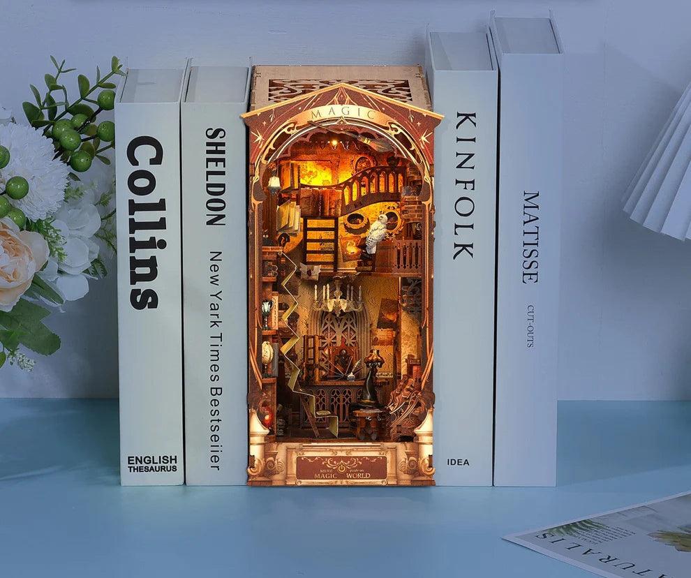 Diy Book Nook Shelf - Magic 3D Bookends Collection - DIY Booknooks by Extoril