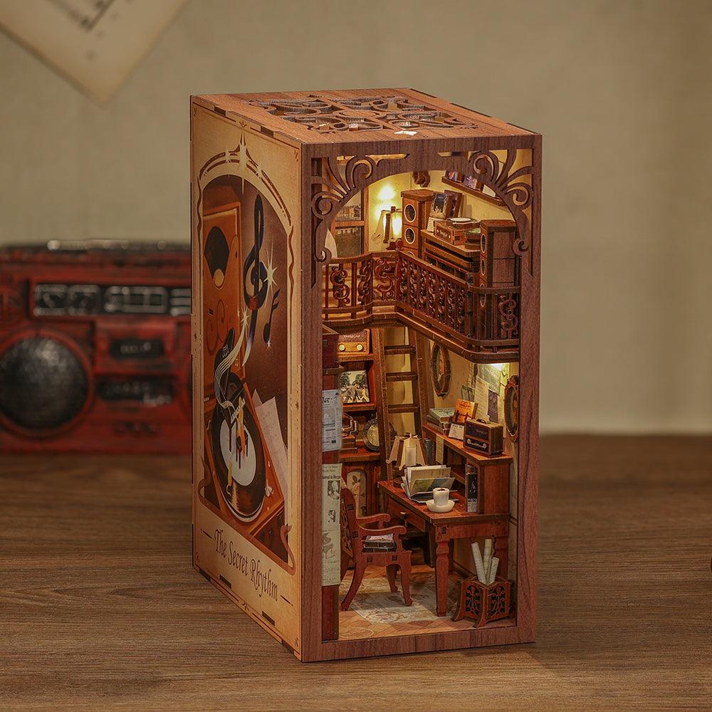 Diy Book Nook Shelf - The Secret Rhythm - DIY Booknooks by Extoril