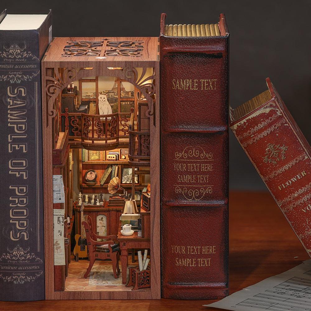 Diy Book Nook Shelf - The Secret Rhythm - DIY Booknooks by Extoril