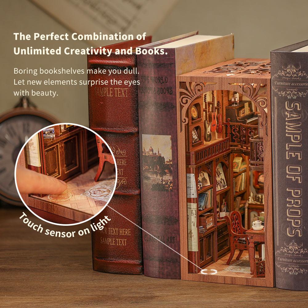 Diy Book Nook Shelf - The Secret Rhythm - DIY Booknooks by Extoril