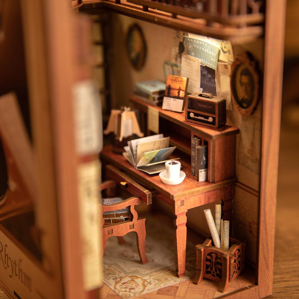 Diy Book Nook Shelf - The Secret Rhythm - DIY Booknooks by Extoril