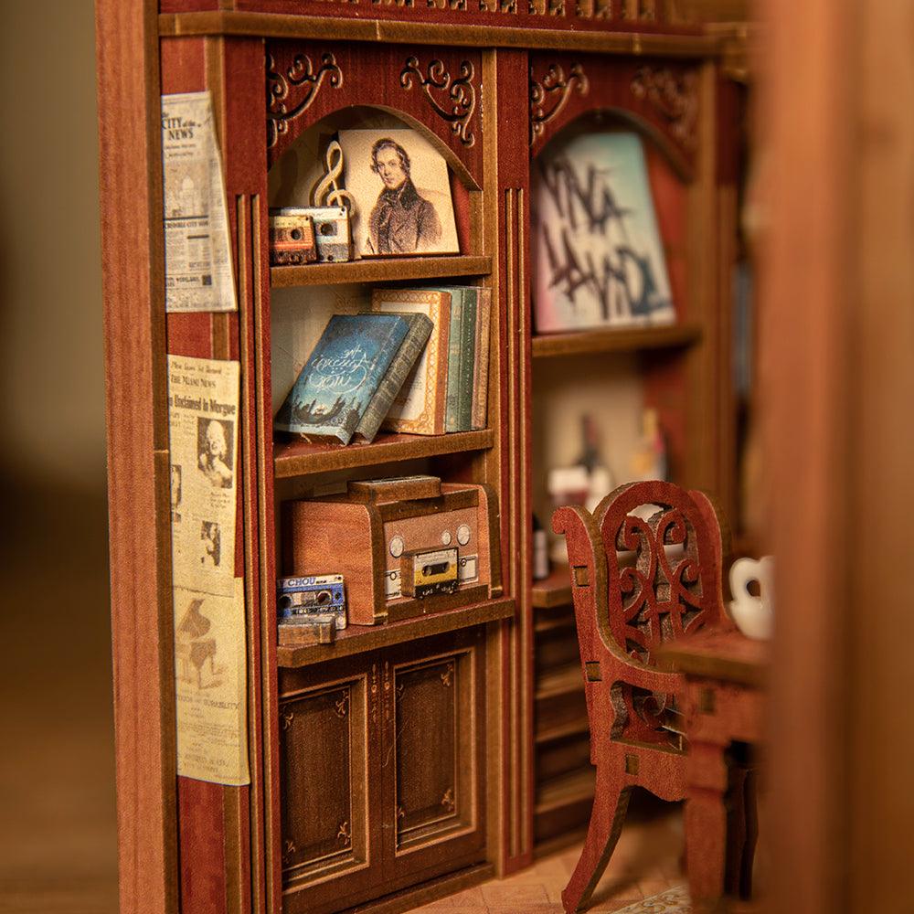 Diy Book Nook Shelf - The Secret Rhythm - DIY Booknooks by Extoril