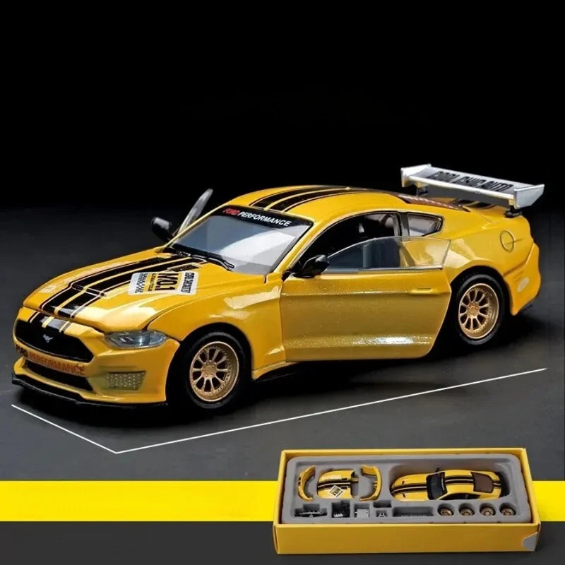 DIY 1:42 Scale Ford Mustang Alloy Car Model Kit - home decor by Extoril