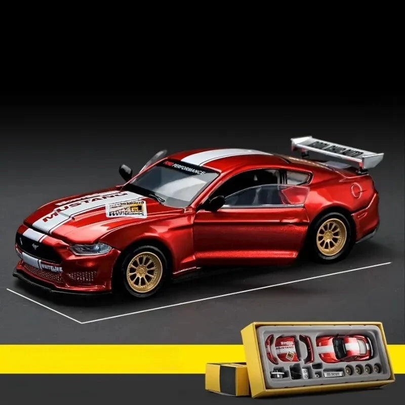 DIY 1:42 Scale Ford Mustang Alloy Car Model Kit - home decor by Extoril