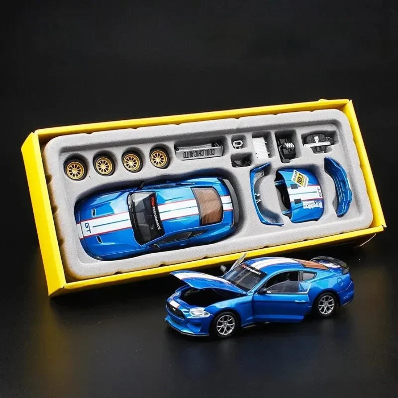 DIY 1:42 Scale Ford Mustang Alloy Car Model Kit - home decor by Extoril