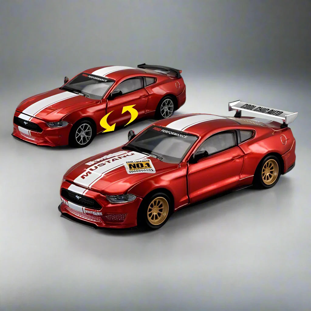 DIY 1:42 Scale Ford Mustang Alloy Car Model Kit - home decor by Extoril