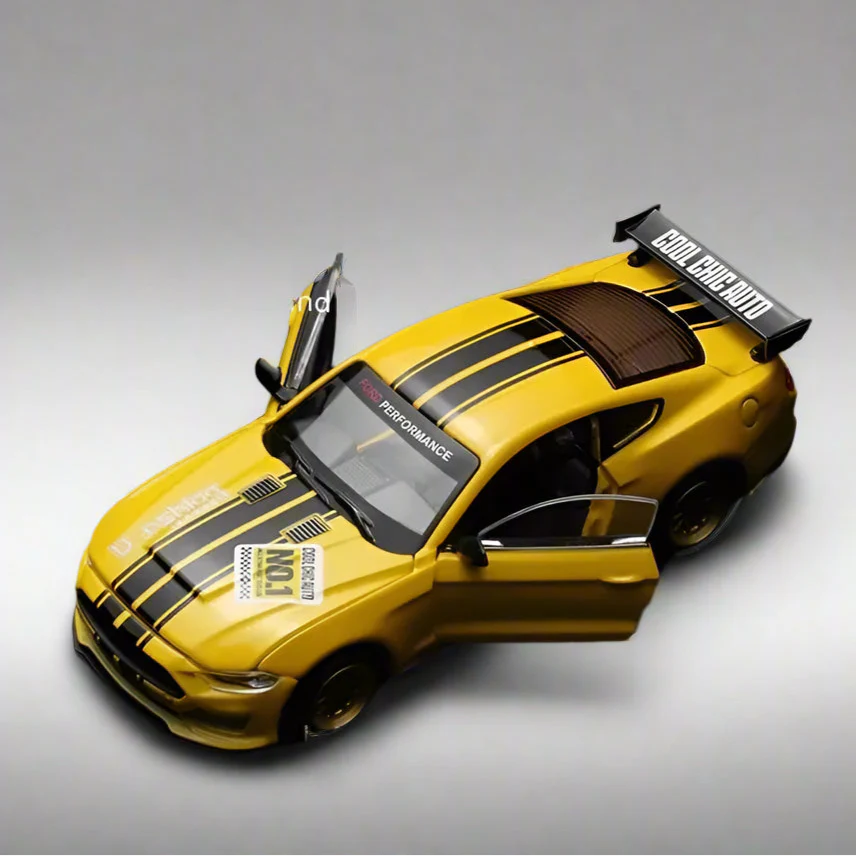 DIY 1:42 Scale Ford Mustang Alloy Car Model Kit - home decor by Extoril
