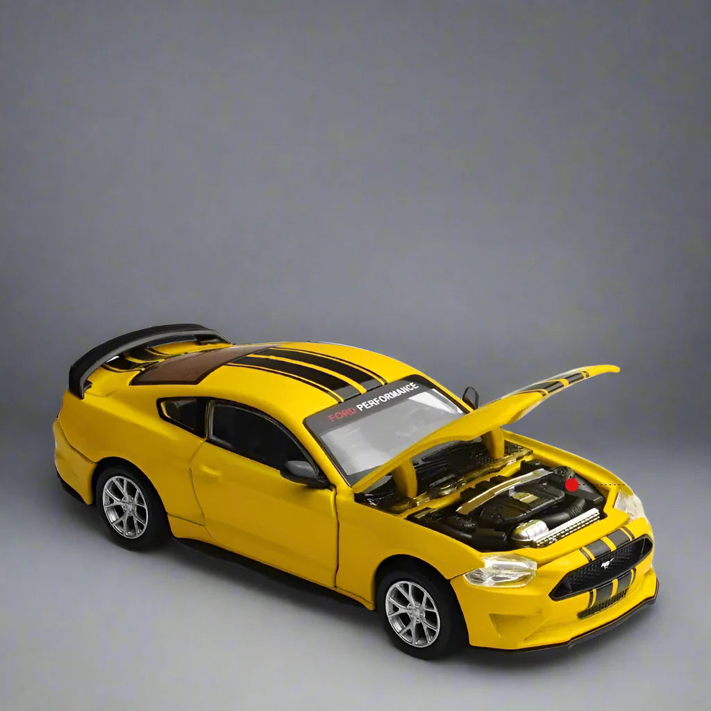 DIY 1:42 Scale Ford Mustang Alloy Car Model Kit - home decor by Extoril