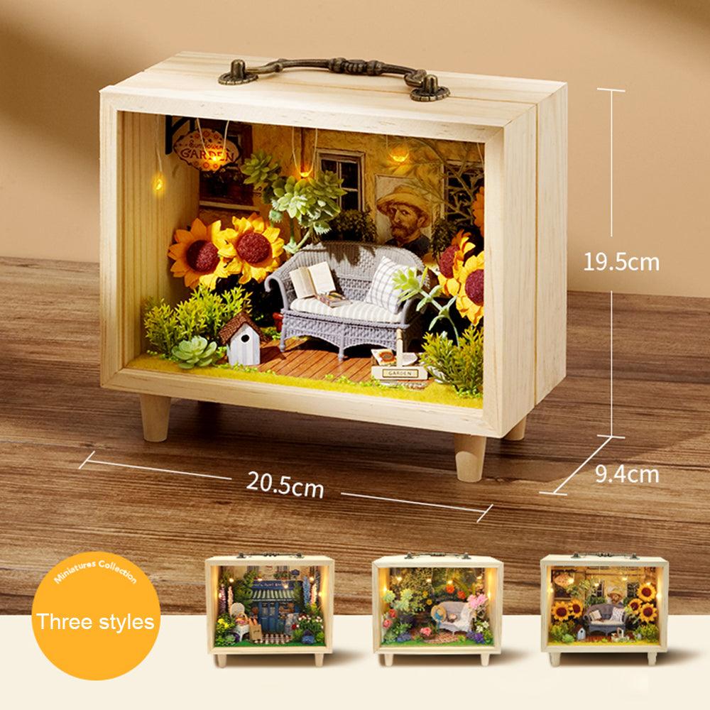 DIY Dollhouse Kit (Small wooden box) - DIY Miniature by Extoril