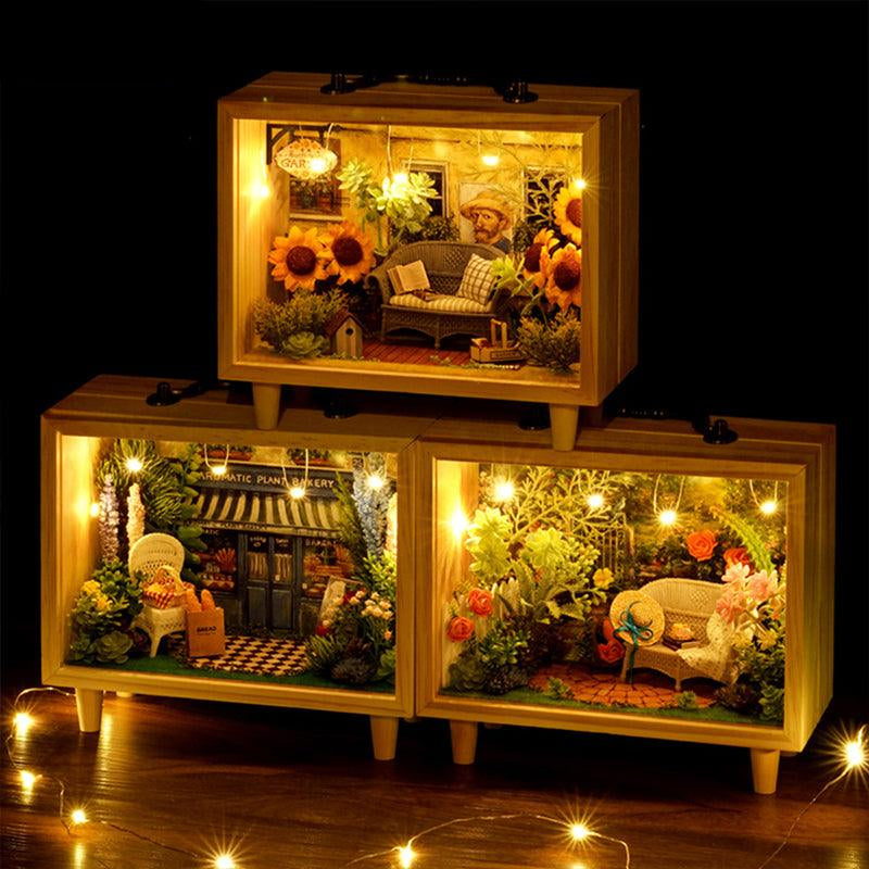 DIY Dollhouse Kit (Small wooden box) - DIY Miniature by Extoril