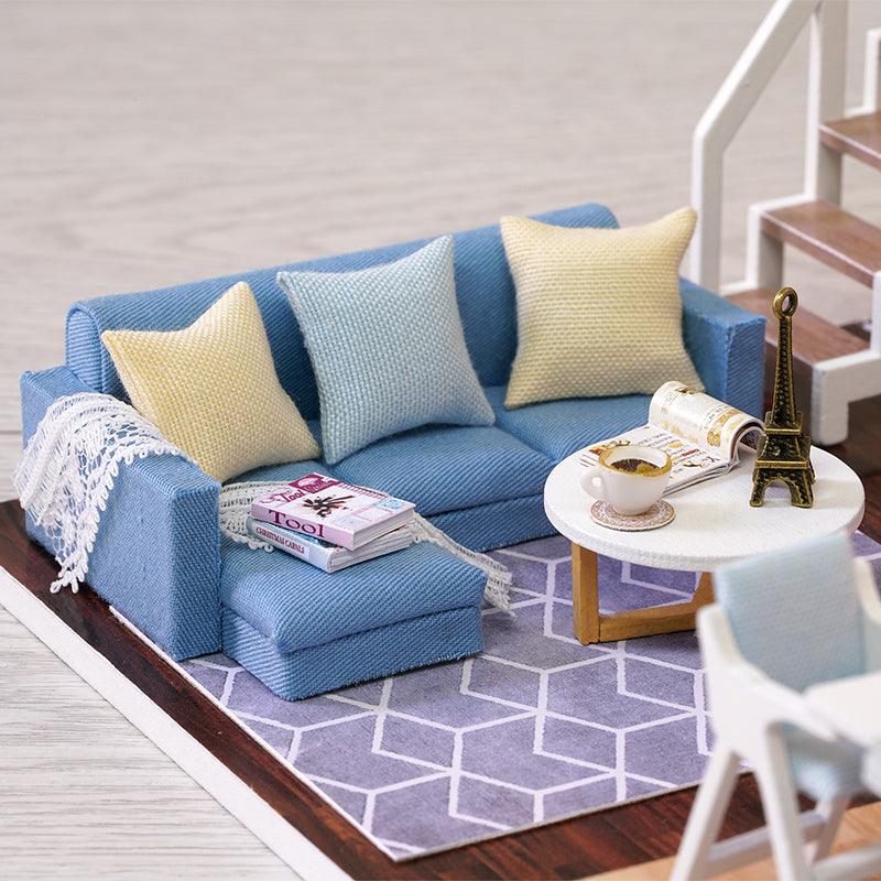 DIY Dollhouse Kit (Blue Time) - DIY Miniature by Extoril