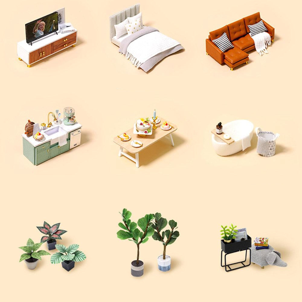 DIY Dollhouse Kit (Comfortable Life) - DIY Miniature by Extoril
