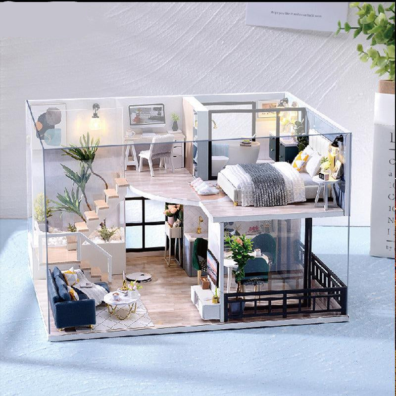 DIY Dollhouse Kit (The Satisfied Time) - DIY Miniature by Extoril