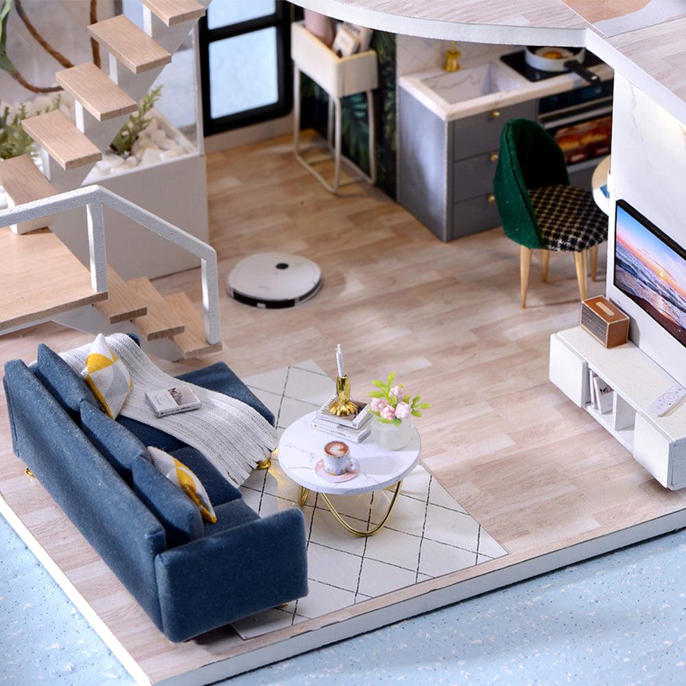 DIY Dollhouse Kit (The Satisfied Time) - DIY Miniature by Extoril