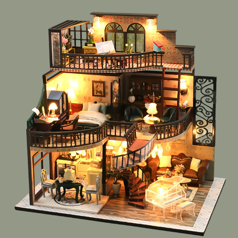 DIY Dollhouse Kit (Dream Building Pavilion) - DIY Miniature by Extoril