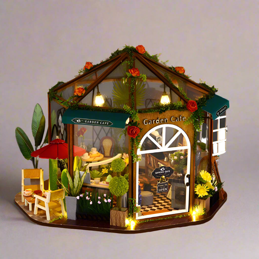 DIY Dollhouse Kit (Garden Cafe) - DIY Miniature by Extoril