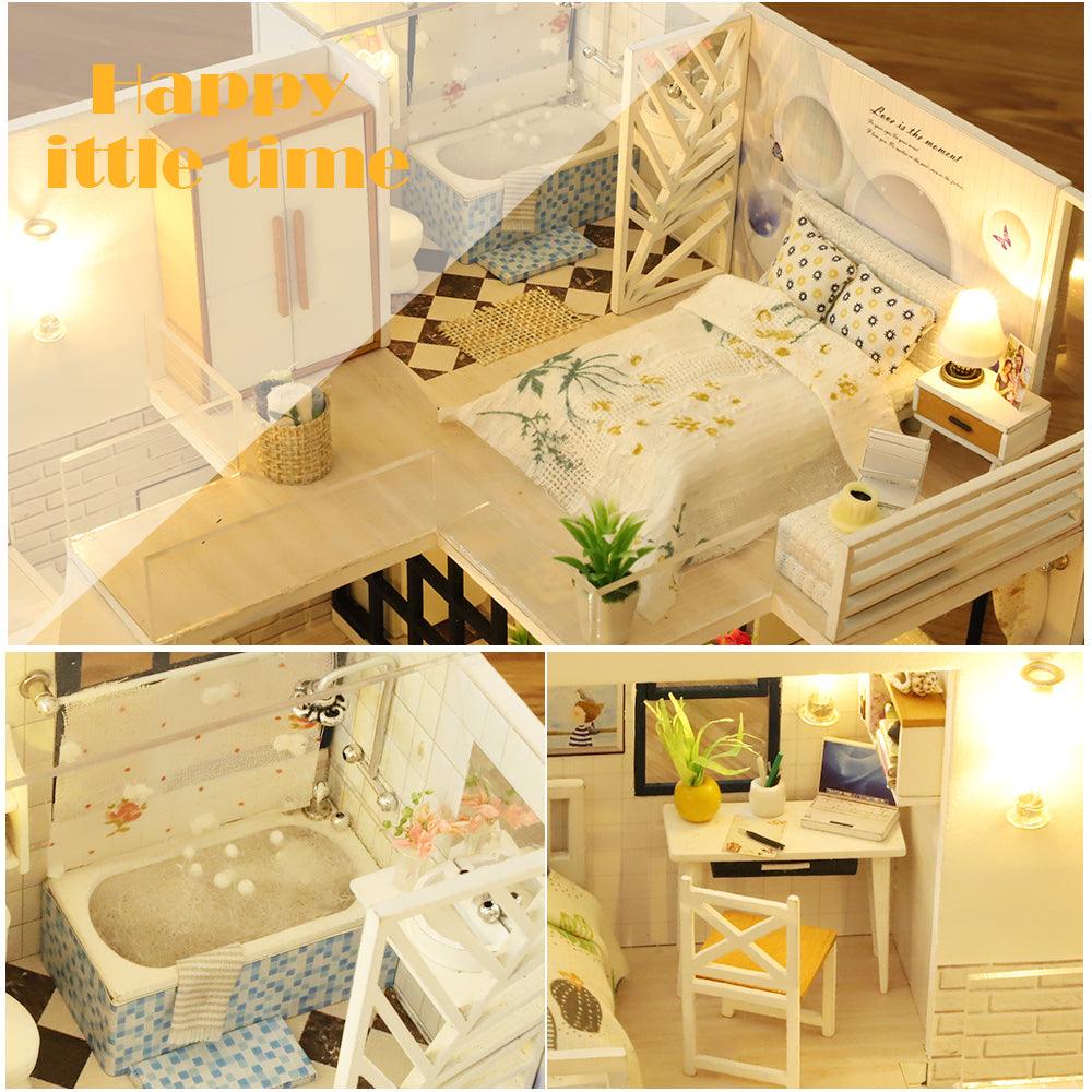 DIY Dollhouse Kit (Happy Time) - DIY Miniature by Extoril