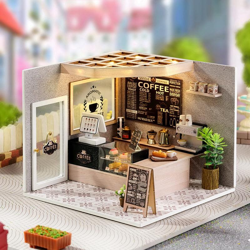 DIY Dollhouse Kit (Leisurely Coffee Shop) - DIY Miniature by Extoril