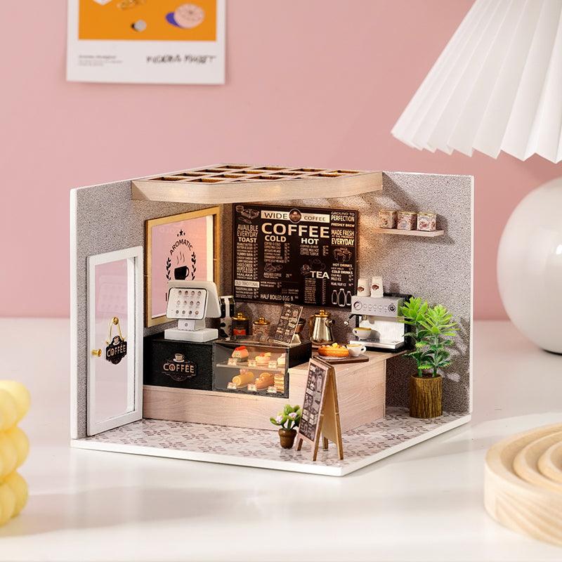 DIY Dollhouse Kit (Leisurely Coffee Shop) - DIY Miniature by Extoril