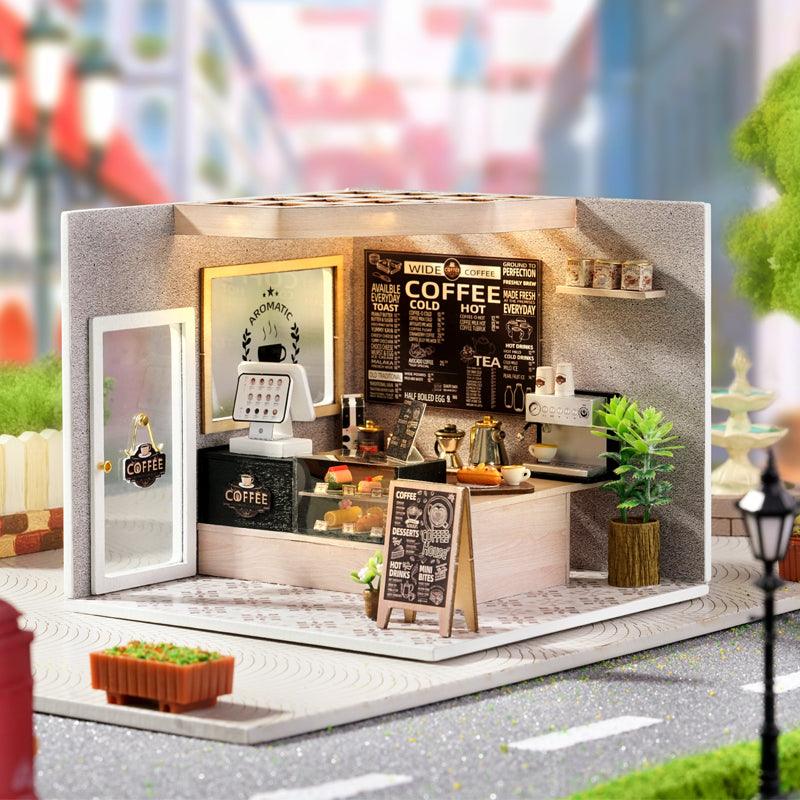 DIY Dollhouse Kit (Leisurely Coffee Shop) - DIY Miniature by Extoril